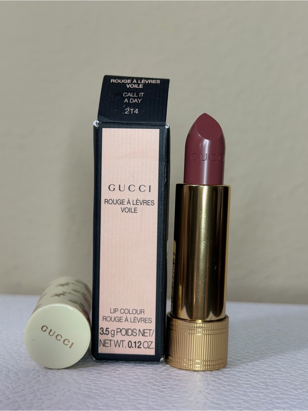 Gucci Lipstick -214 Call It A Day- Full size NWB